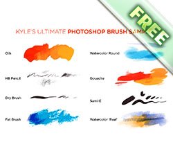 PS笔刷：Kyles Photoshop Brush Mini Pack